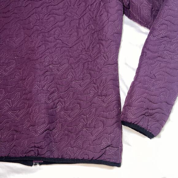 Kerrits Quilted Jacket Size L Plum Purple Unbridled Horse Full Zip Lightweight - Picture 11 of 11